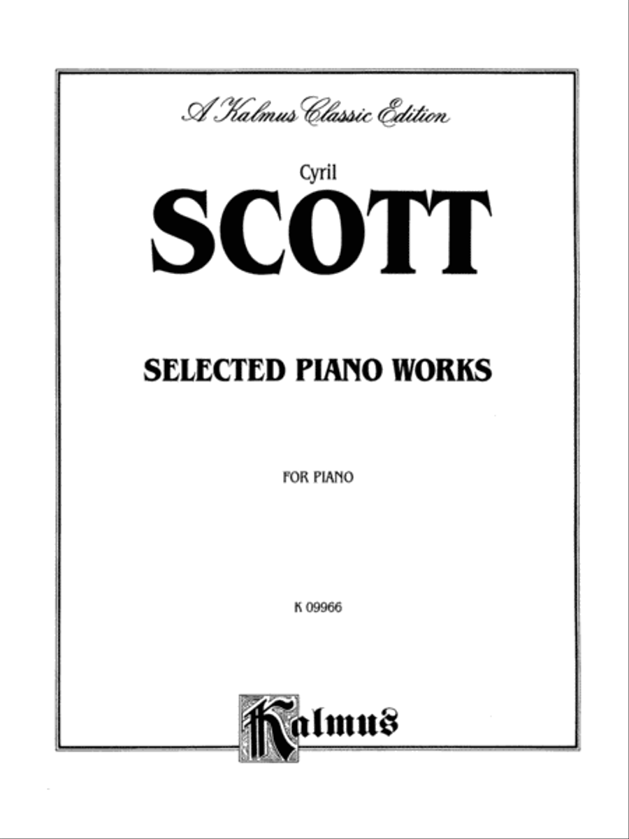 Selected Piano Works Piano Solo scores gallery preview page 2