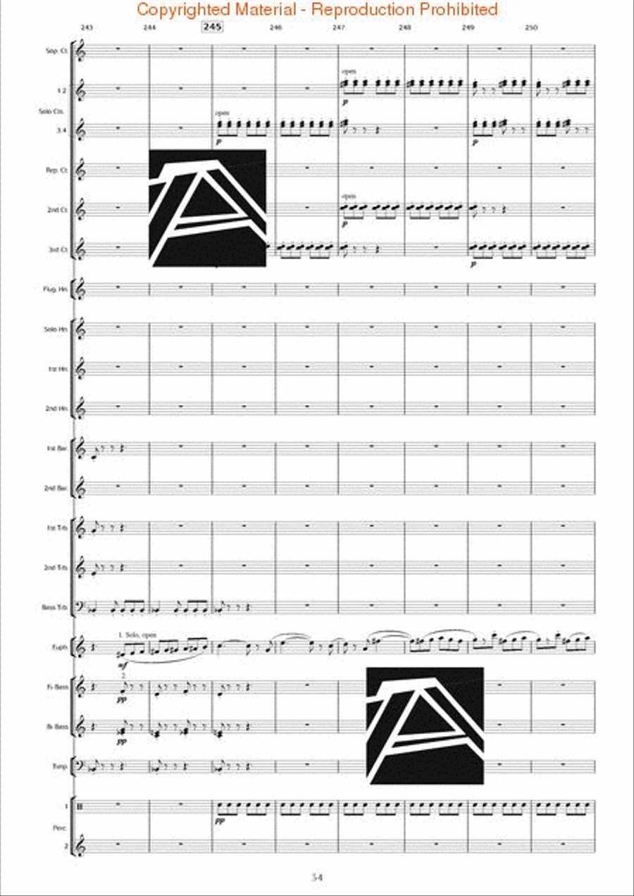 Surround Sound Brass Band scores gallery preview page 55