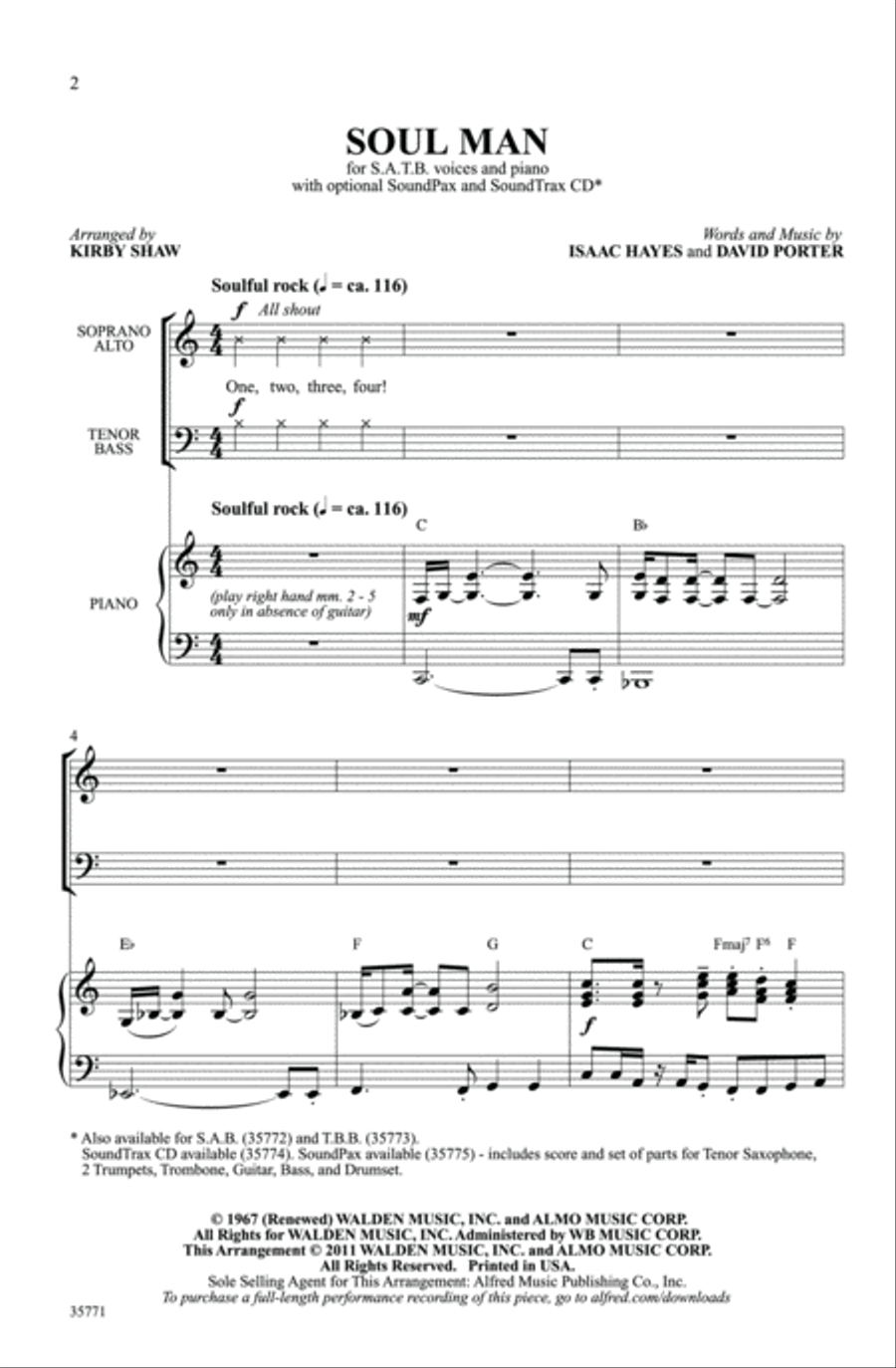 Soul Man - SoundTrax CD (CD only) Choir scores gallery preview page 2