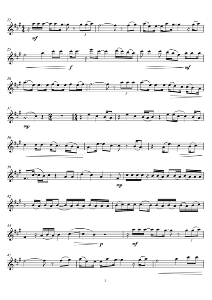 Someone Like You Someone Like You Flute Solo scores gallery preview page 2