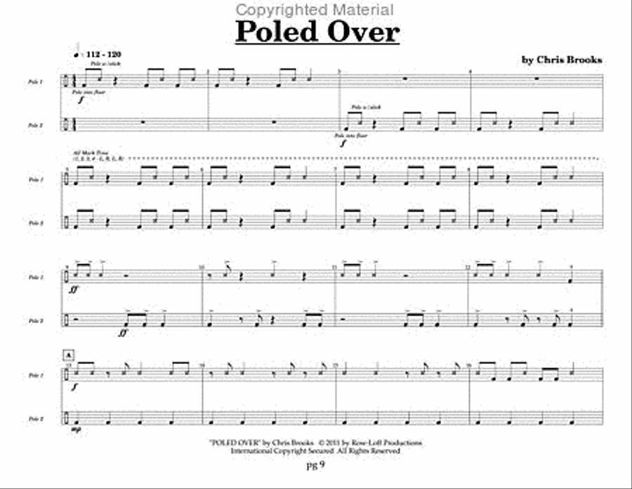 Cans, Buckets and Poles... OH MY! (Blast Off Series) Percussion Ensemble scores gallery preview page 5