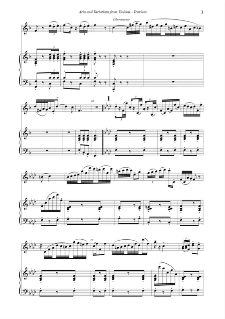 Ah, fors'è lui Chamber Music scores gallery preview page 3