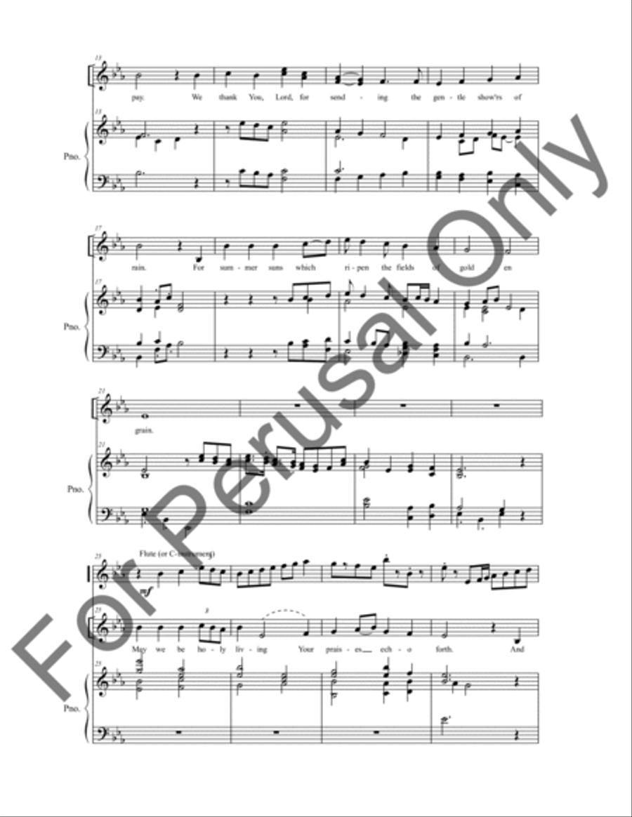 Come, Children! Come, Children! Unison Choir scores gallery preview page 3