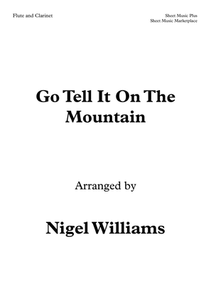 Book cover for Go Tell It On The Mountain, Duet for Flute and Clarinet