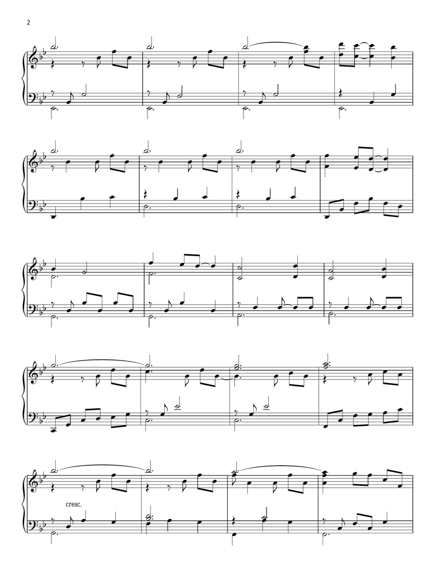 A Thousand Years Piano Solo scores gallery preview page 2