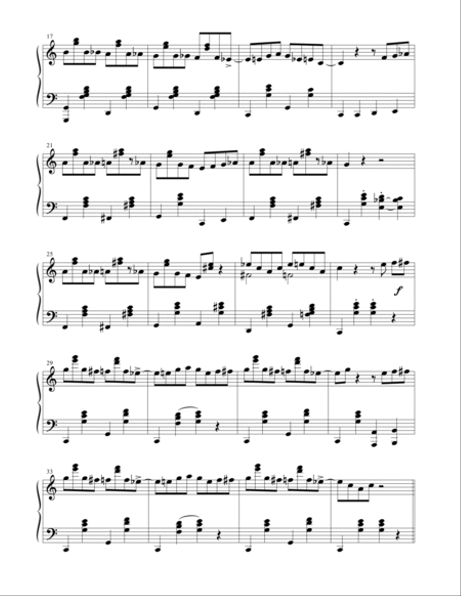 Two Terries Rag Piano Solo scores gallery preview page 2