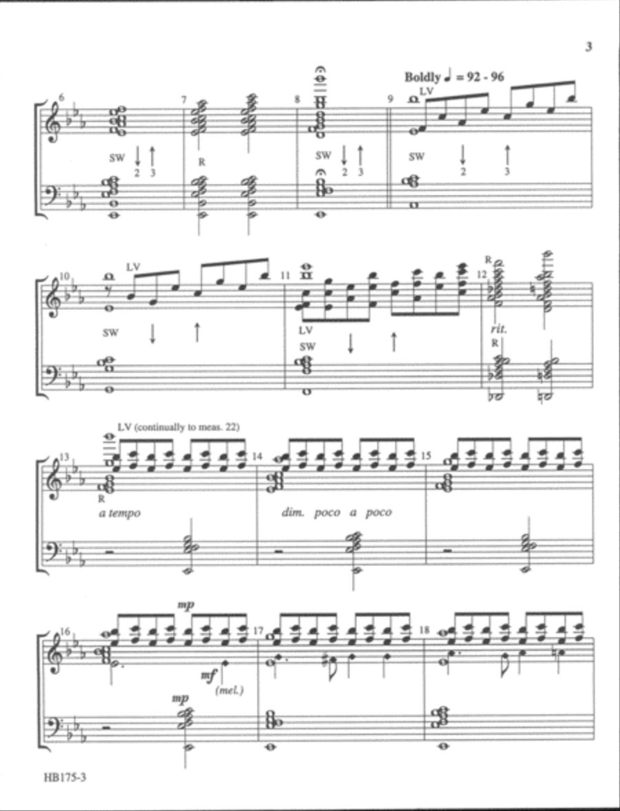 I Heard the Bells on Christmas Day 5-Octaves scores gallery preview page 3