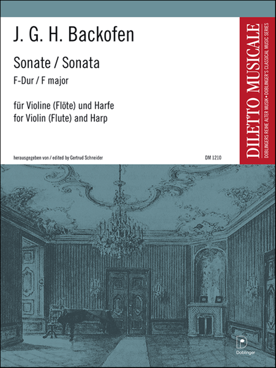 Sonate F-Dur Flute scores gallery preview page 1