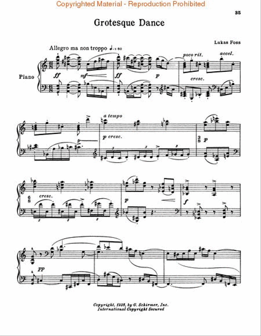 51 Pieces from the Modern Repertoire Piano Solo scores gallery preview page 4