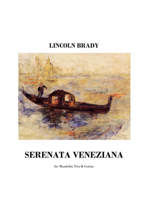SERENATA VENEZIANA - Mandolin Trio & Guitar (Score & Parts)