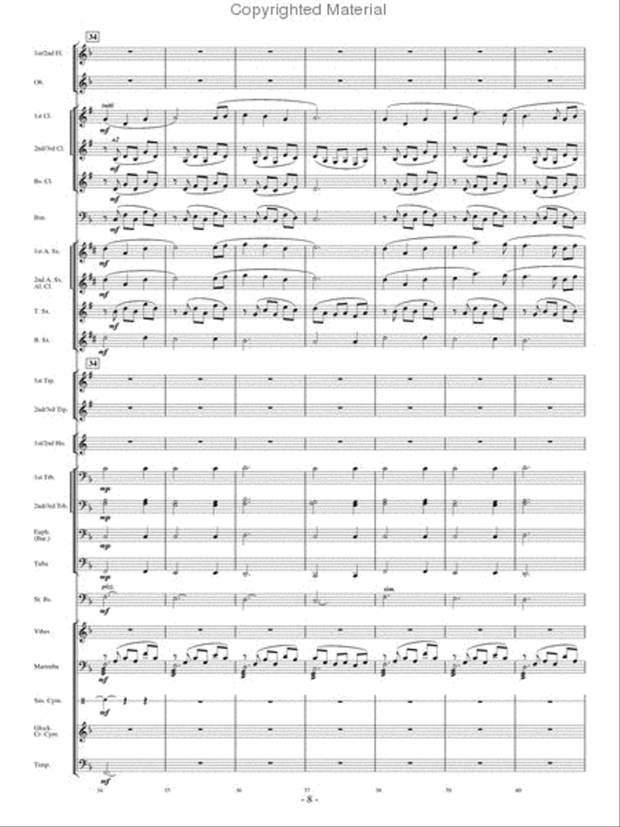 Heaven's Light Concert Band scores gallery preview page 7