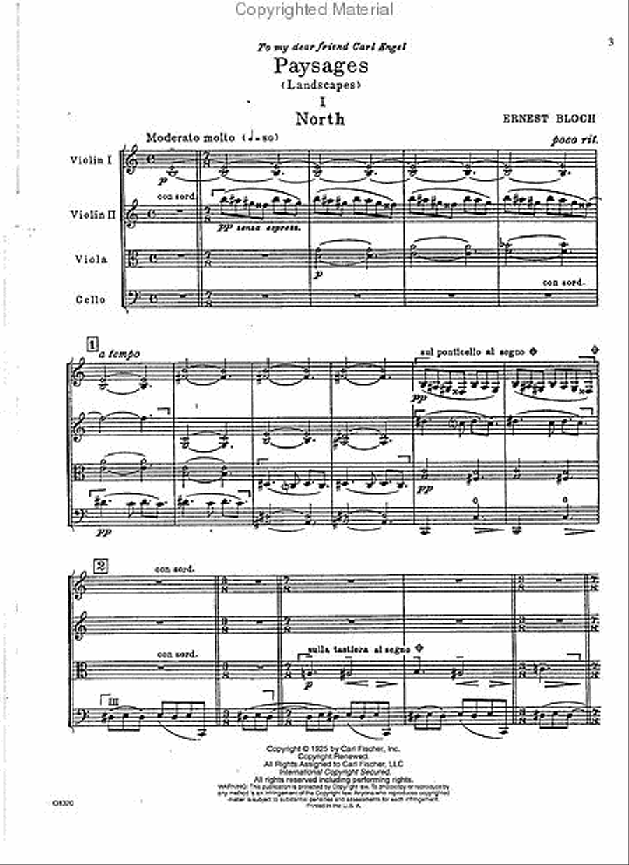 Paysages String Quartet scores gallery preview page 2