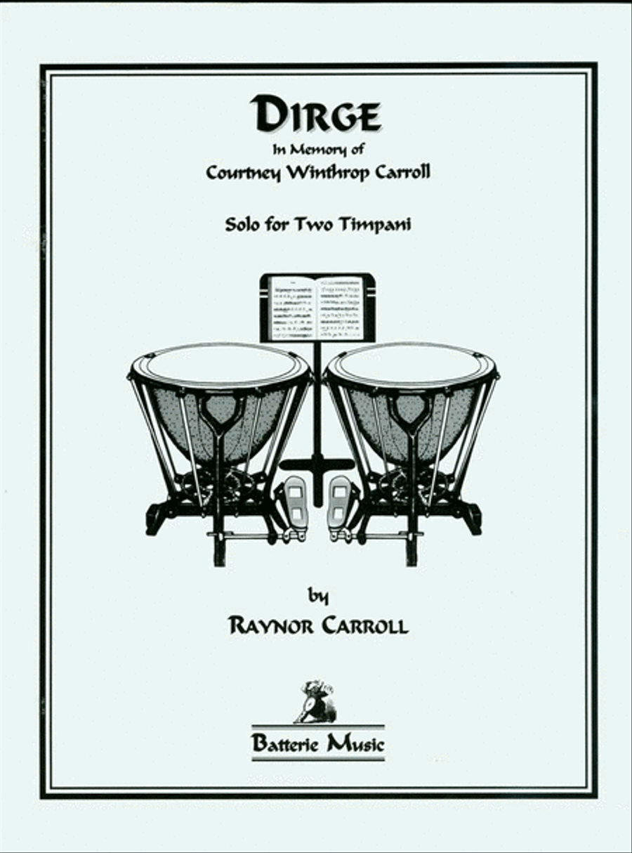 Dirge Percussion scores gallery preview page 1