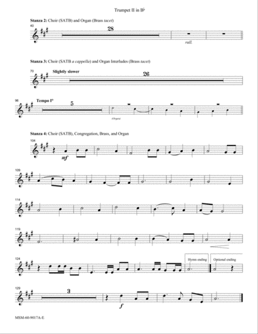 Christ Is Made the Sure Foundation Choir scores gallery preview page 6