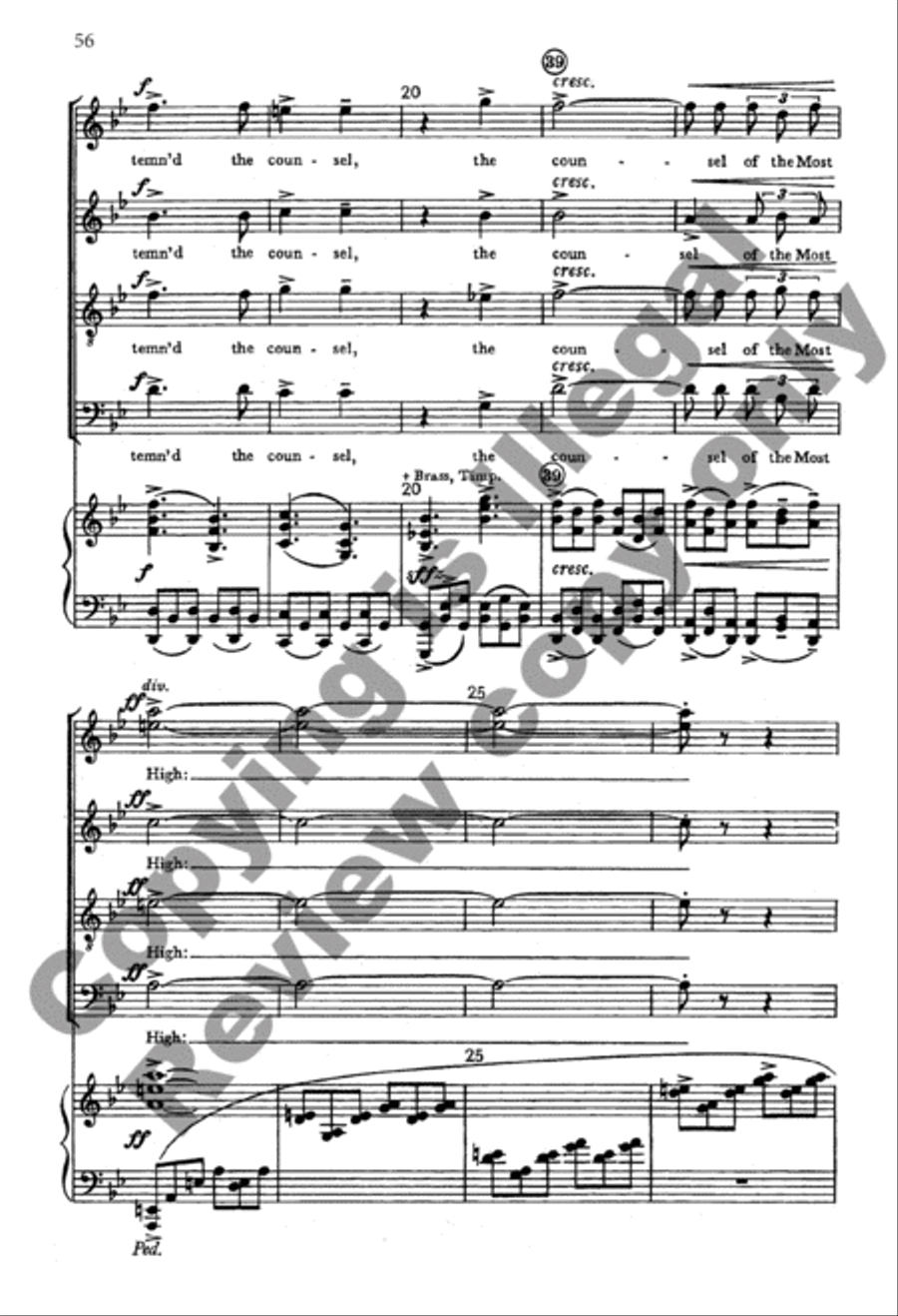 A Psalm Of Thanksgiving A Psalm Of Thanksgiving 4-Part scores gallery preview page 20