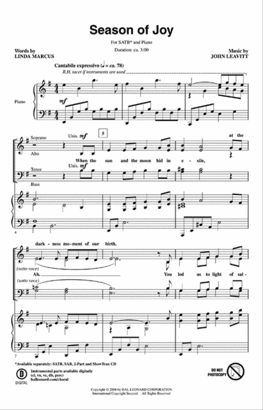 Season of Joy Season of Joy Choir scores gallery preview page 2
