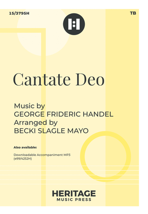 Book cover for Cantate Deo