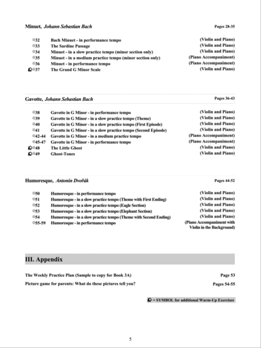 Step by Step 3A -- An Introduction to Successful Practice for Violin Violin Solo scores gallery preview page 3