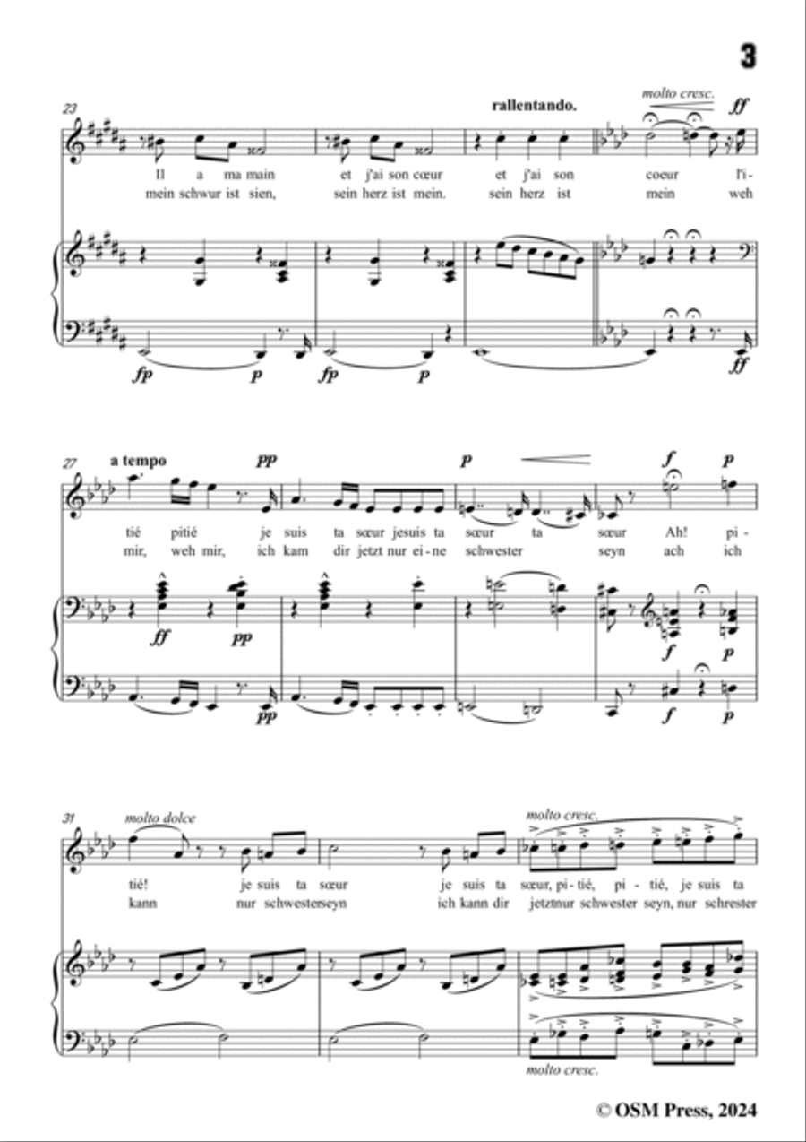 Meyerbeer-Rachel à Nephtali(Rachel und Nephtali;Romance biblique),in A flat Major Voice scores gallery preview page 5