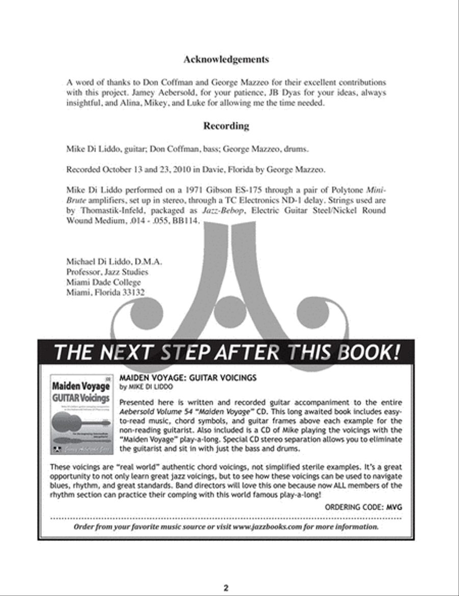 Easy Jazz Guitar CD scores gallery preview page 3