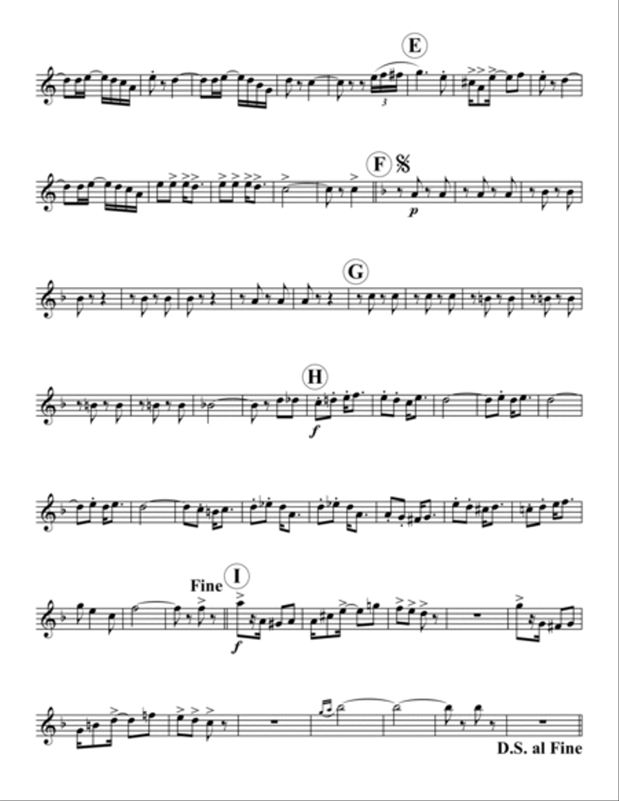 The Walking Frog The Walking Frog Brass Quintet scores gallery preview page 5