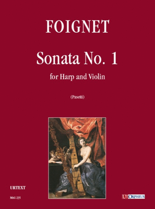 Book cover for Sonata No. 1 for Harp and Violin