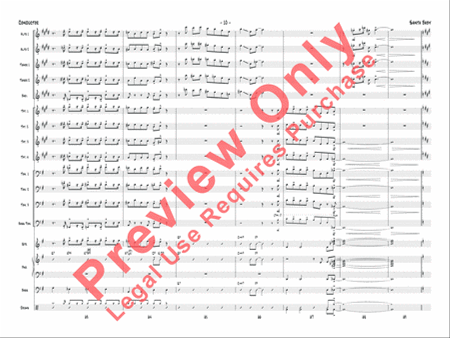 Santa Baby Jazz Ensemble scores gallery preview page 31