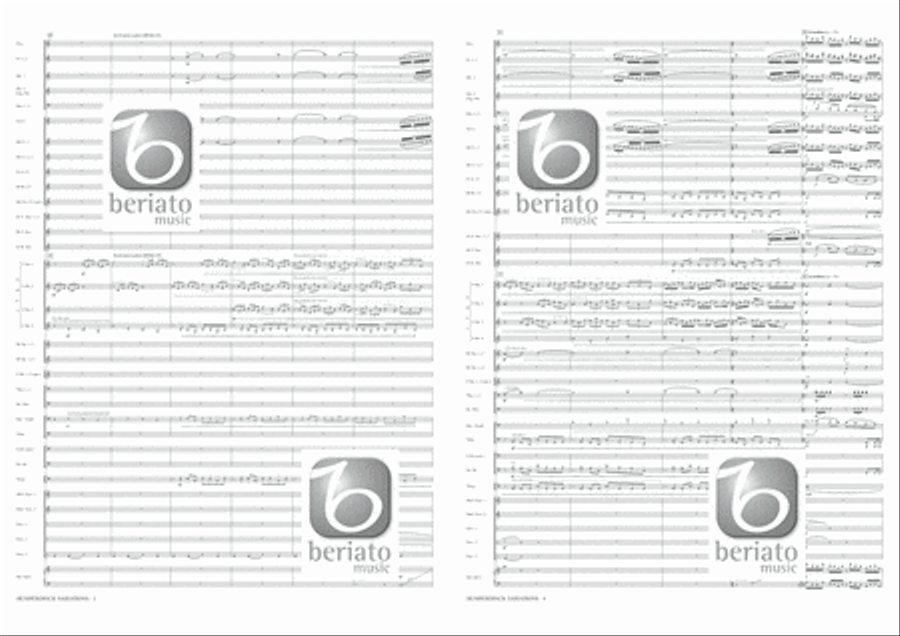 Humperdinck Variations Concert Band scores gallery preview page 3