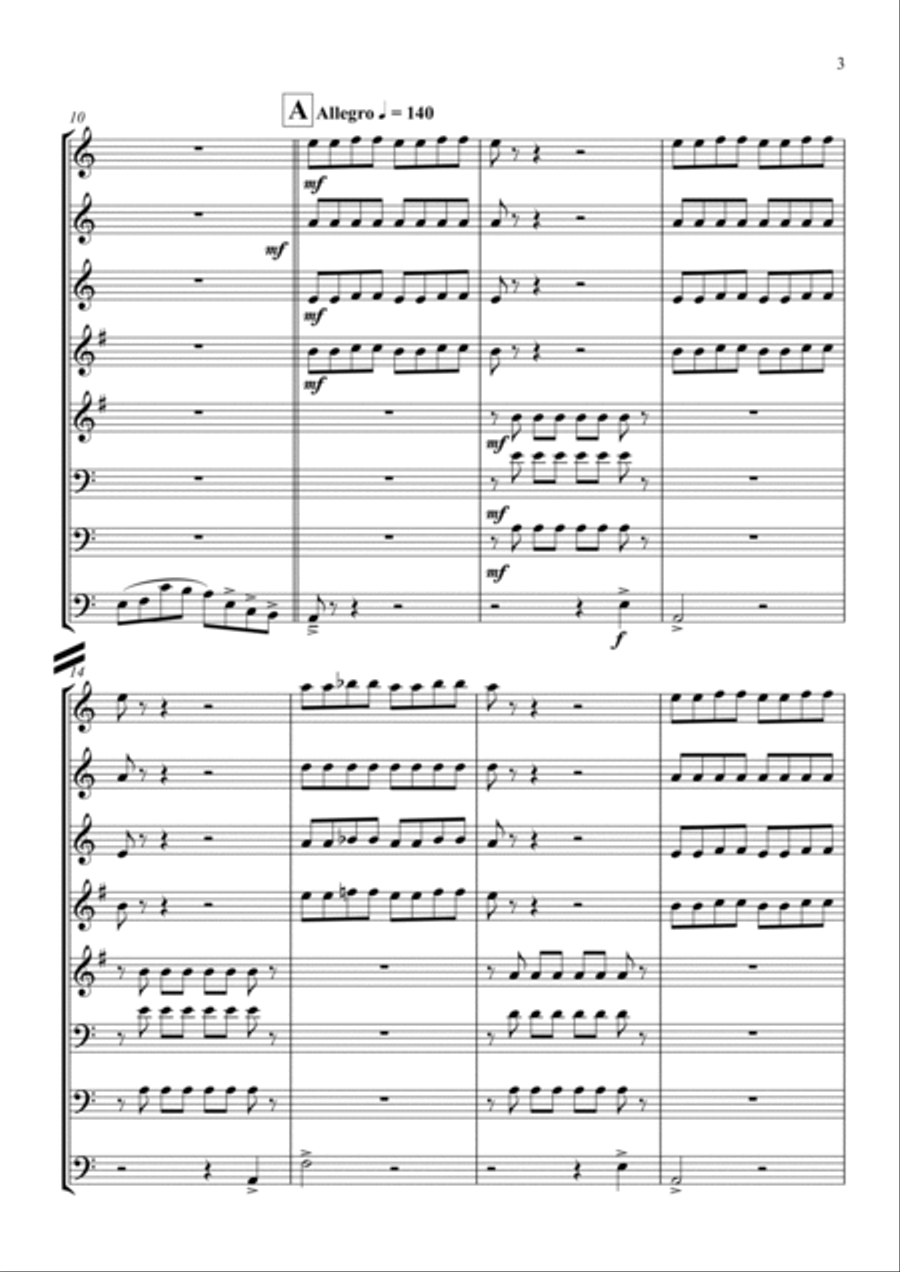 Drop Bear Drop Bear Woodwind Ensemble scores gallery preview page 4