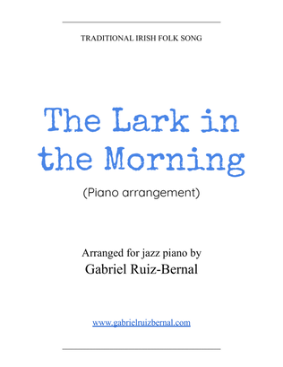 Book cover for THE LARK IN THE MORNING