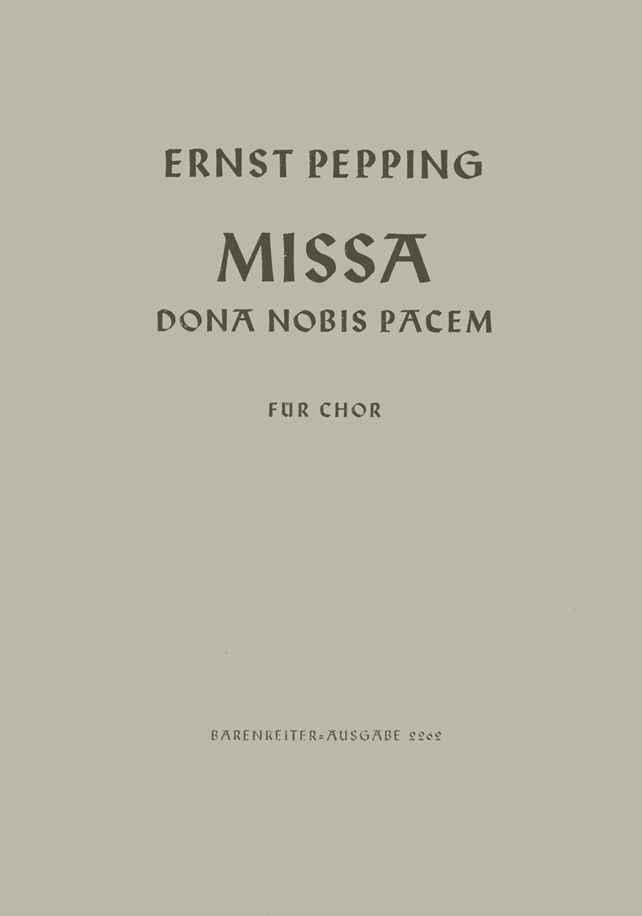 Missa Dona nobis pacem (1948)