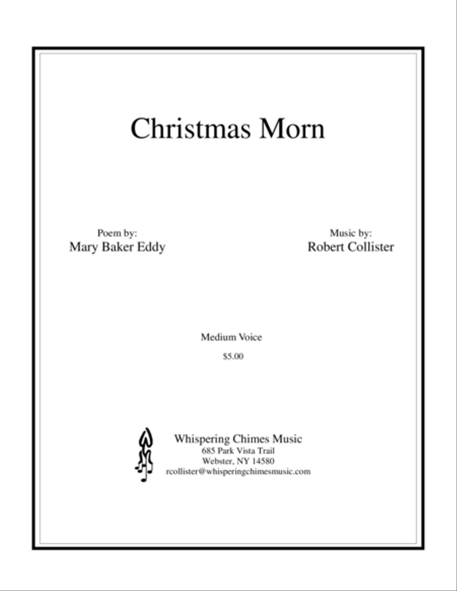 Christmas Morn medium voice Medium Voice scores gallery preview page 1
