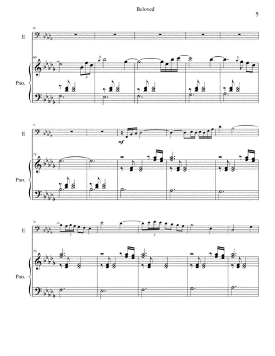 Beloved Brass Duet scores gallery preview page 5
