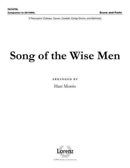 Song of the Wise Men - Percussion and Marimba Score and Parts