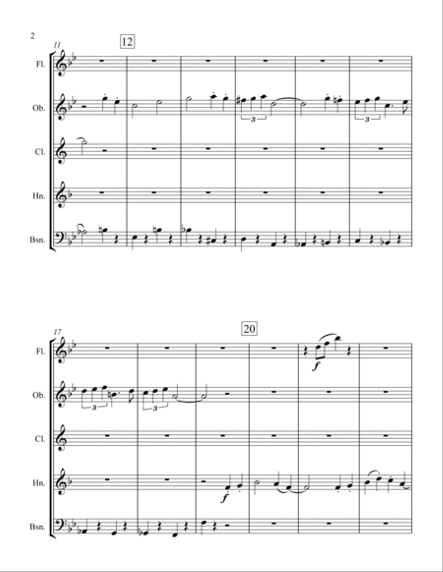 Guys And Dolls Woodwind Quintet scores gallery preview page 2