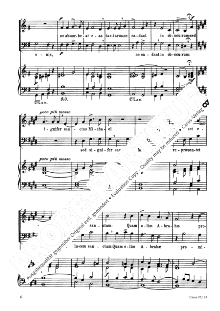 Missa pro defunctis 2-Part scores gallery preview page 7