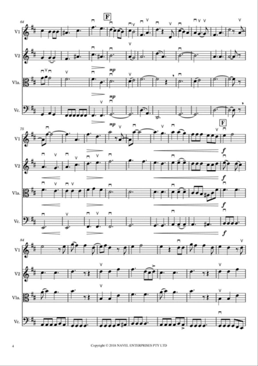Drowned Drowned String Quartet scores gallery preview page 4