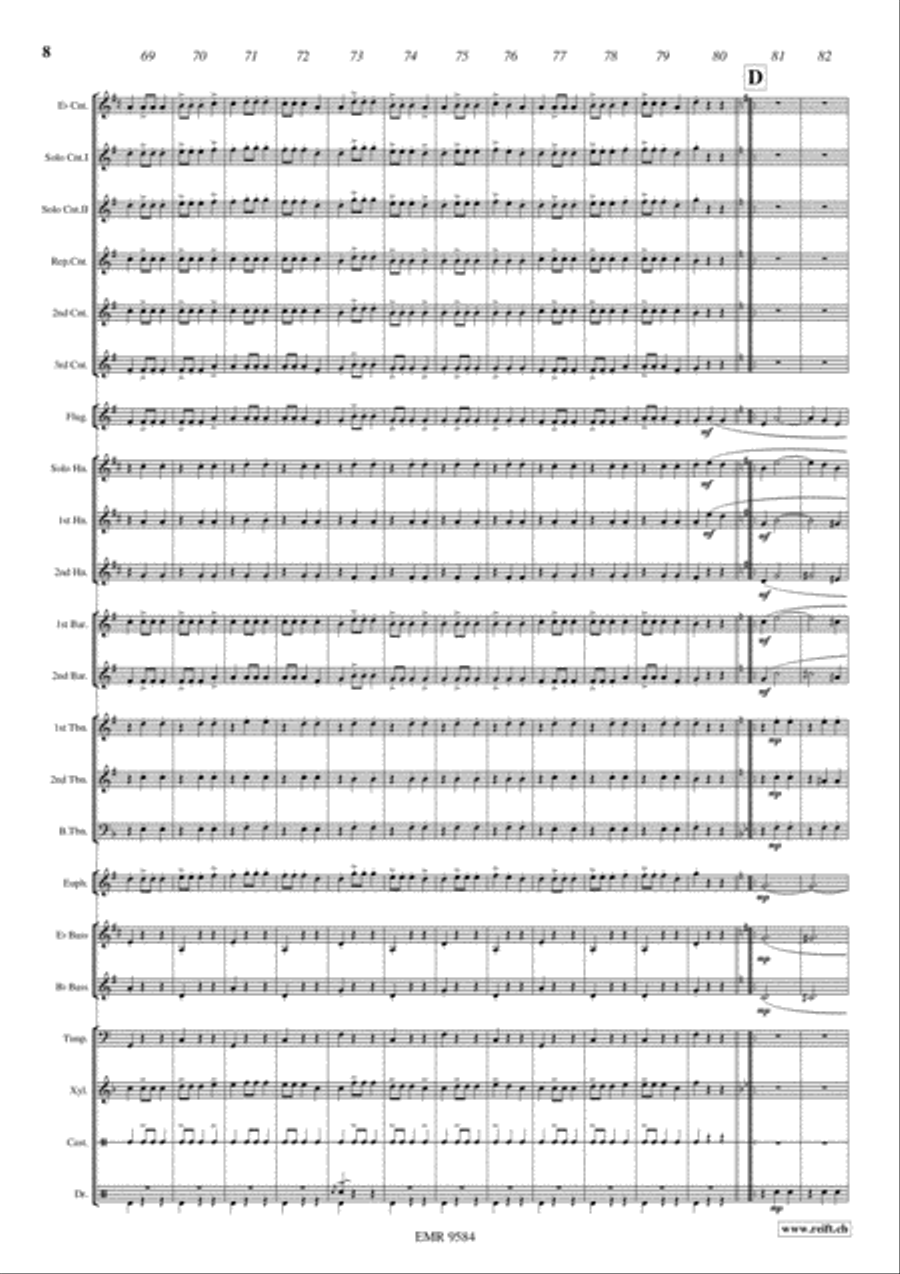 Espana Espana Brass Band scores gallery preview page 9