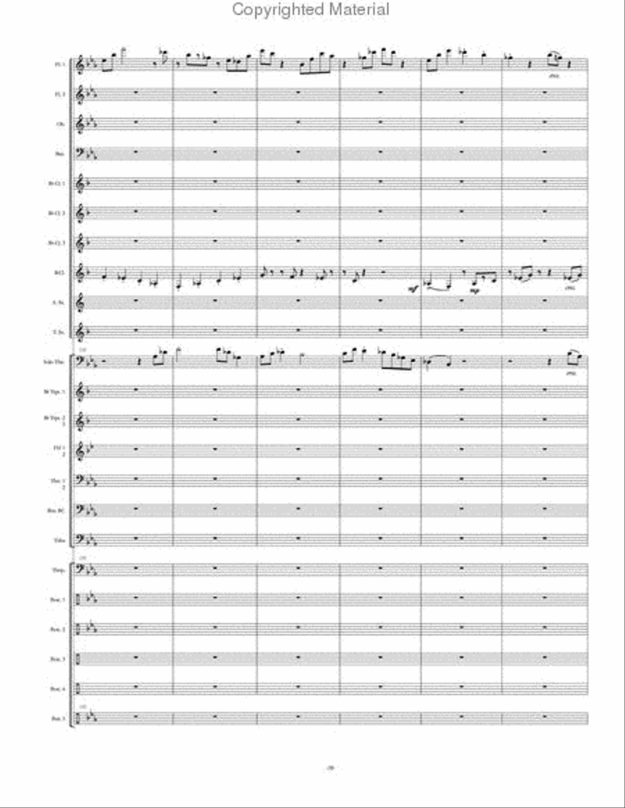 Seminar Concert Band scores gallery preview page 21