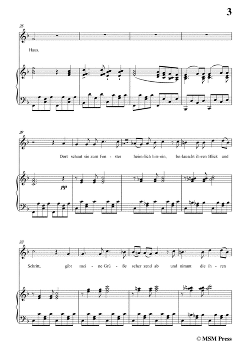 Schubert-Die Taubenpost,in F Major,for Voice&Piano image number null