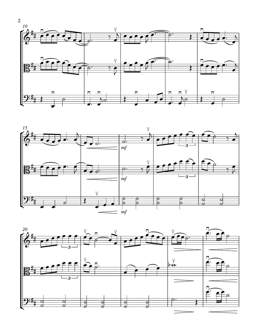 Speechless String Trio scores gallery preview page 2