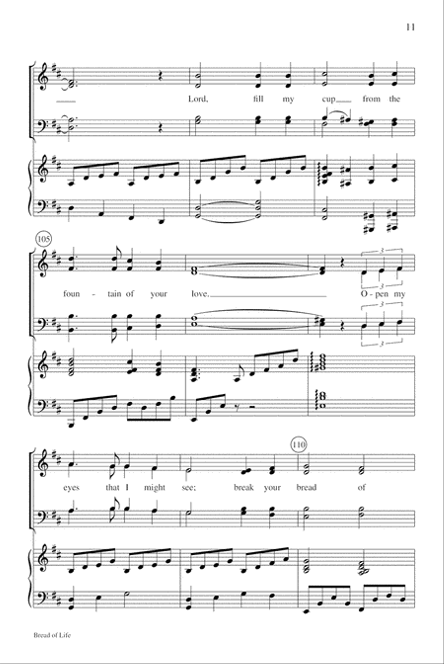Bread of Life 4-Part scores gallery preview page 12