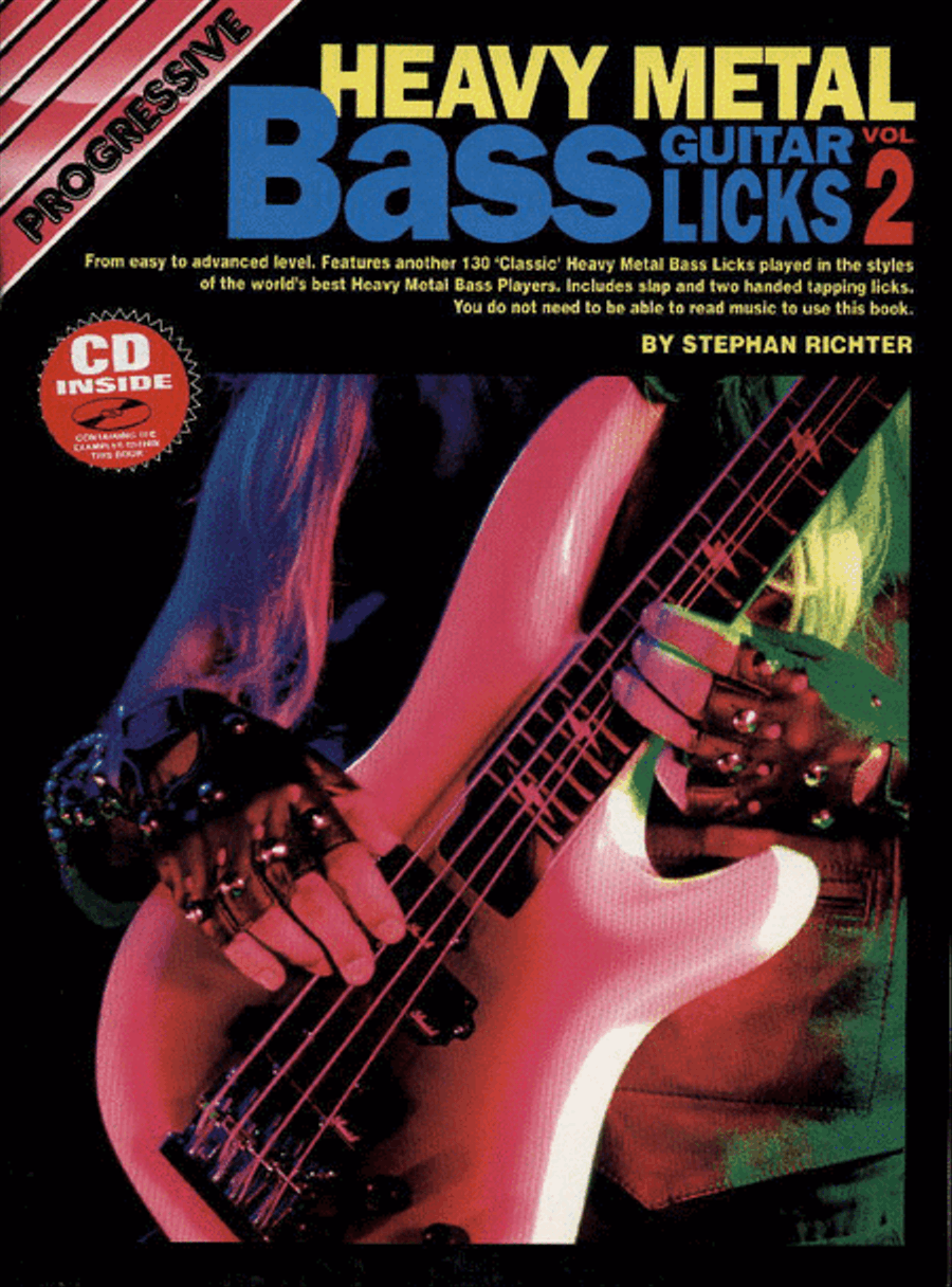 Progressive Heavy Metal Bass Licks Book 2 (Book/CD) Bass Guitar scores gallery preview page 1