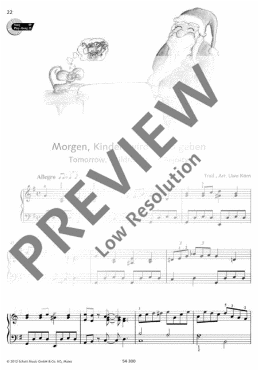 Tomorrow, Children, We'll Rejoice Piano Solo scores gallery preview page 2