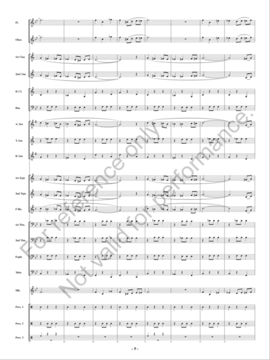 Chromatic Express Concert Band scores gallery preview page 10