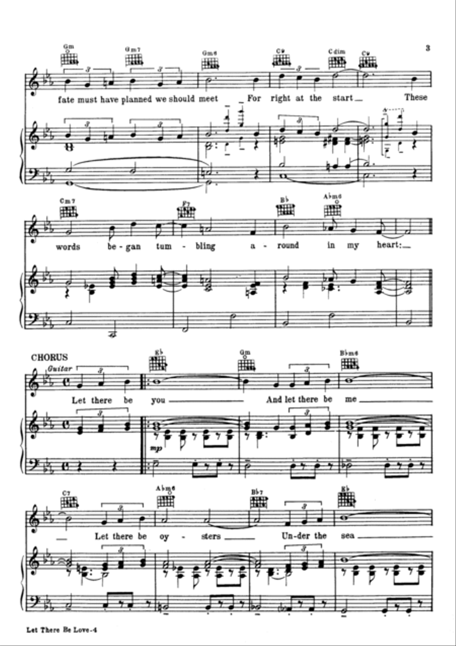 Let there be Love Voice scores gallery preview page 3