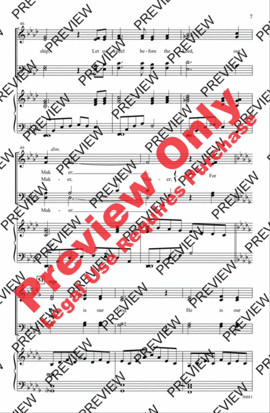 Our Shepherd 4-Part scores gallery preview page 7