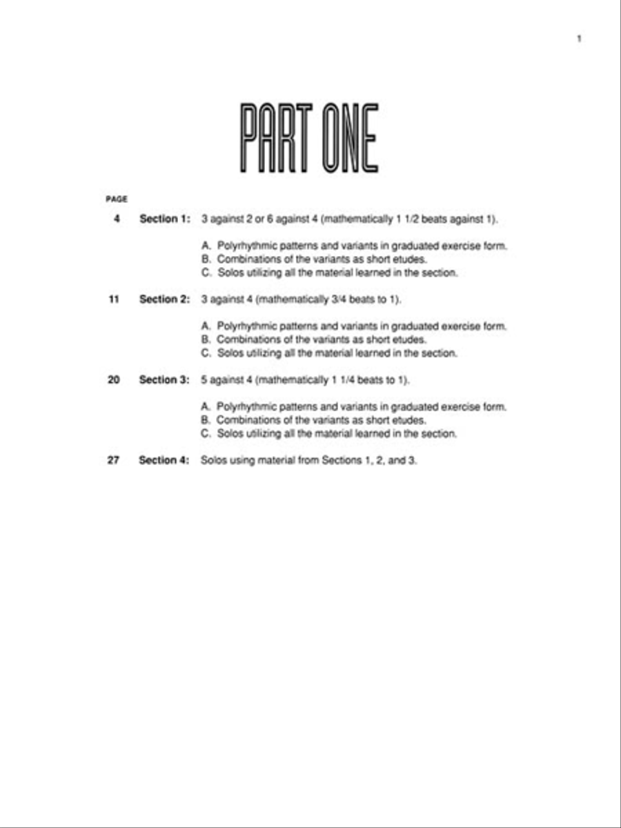 Polyrhythms - The Musician's Guide image number null