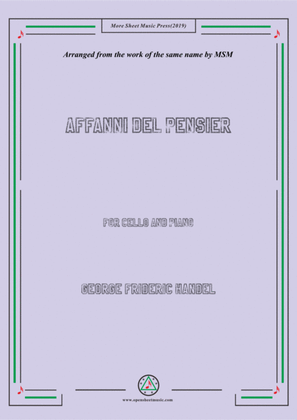 Handel-Affanni del pensier,for Cello and Piano