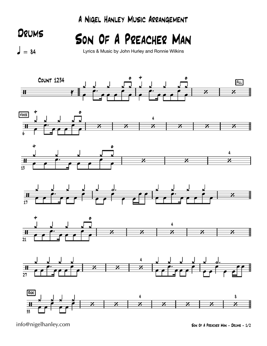 Son Of A Preacher Man Jazz Ensemble scores gallery preview page 4